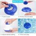 thumbnail image 3 of Hot Tub/Spa/Pool Chlorine Floater Chlorinator/Bromine Floater, Chemical Floating Dispenser for Pools, Premium Automatic Chlorine Tablets Floaters, 3 of 7
