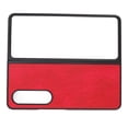 thumbnail image 4 of Folding Screen Phone Leather Case, Comfortable Dustproof Folding Screen Cell Phone Cover PU Leather  For Gift Giving Red, 4 of 8