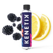 Kenetik Ketone Drink Mix, Exogenous Ketones Blend, Keto, Caffeine & Sugar Free, Vegan Nootropics Brain Supplement for Memory and Focus, D-BHB Ketones - Blackberry Lemonade, 3PK (12 Servings)