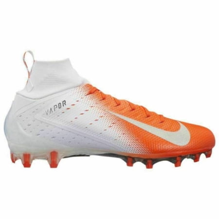 NEW Mens Nike Vapor Untouchable Pro 3 Football Cleats White/Orange Sz 16 M