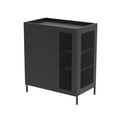 thumbnail image 6 of M optimized Metal Buffet Cabinet with Mesh Doors Adjustable Shelves Freestanding Sideboard for Dining Room Living Room Hallway, 6 of 8
