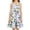 Blue, variant on Grblisyd Girls Summer Dress Boho Spaghetti Strap Tiered Dresses Casual Square Neck Sleeveless A‑Line Cami Dresses Cute Floral Print Sundress