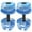 C, variant on Linnome 2Pcs Aquatic Exercise Dumbbells EVA- Foam Water Weights Water Dumbells Aquatic Fitness Equipment for Water Aerobics