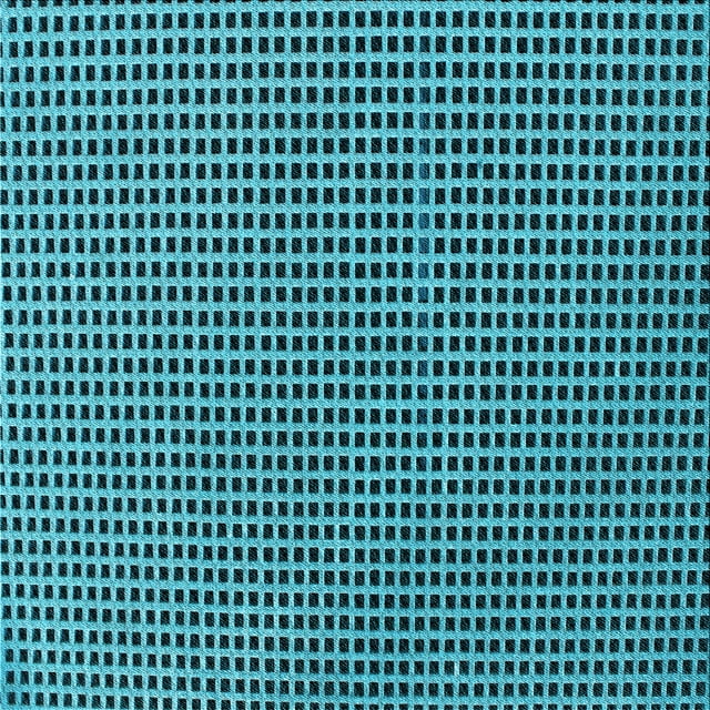 Ahgly Company Tapis d'Intérieur Lavable en Machine Carré Transitionnel Turquoise Bleu Vif, 5 Pieds Carré