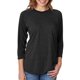 thumbnail image 1 of Ropa de siguiente nivel Triblend unisex manga 3/4 raglán VIN BLK S, 1 of 1