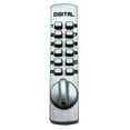 thumbnail image 1 of Lockey  Surface Mount Slide Deadbolt Satin Nickel, 1 of 1