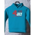 thumbnail image 3 of 4Th July Stripes Flag Hoodie Toddler -Image by Shutterstock,  4 Toddler, 3 of 4