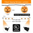 thumbnail image 3 of Cadena de faroles de Halloween TIGOMOOV Jack O Lanterns, 3 of 7