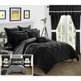 thumbnail image 3 of Chic Home 20 Piece Fortville Complete Bed room in a bag super set. Pinch pleated design REVERSIBLE Comforter Set with, 3 of 10