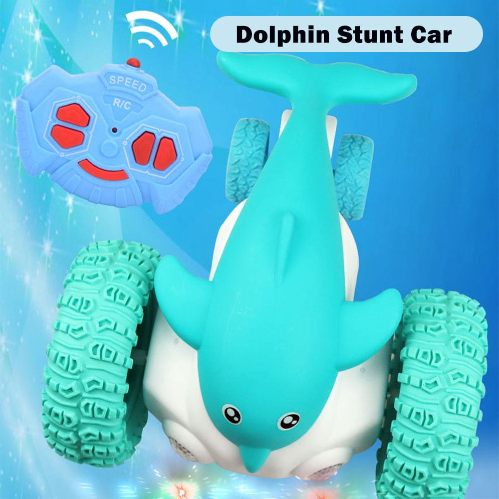 Amerteer RC Dolphin Stunt Car, Dolphin Dancing Devil Fish Kids Toy
