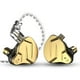 thumbnail image 3 of ZSN PRO X Tecnología híbrida intrauditiva con micrófono Auriculares metálicos 1BA+1DD () Dorado, 3 of 6