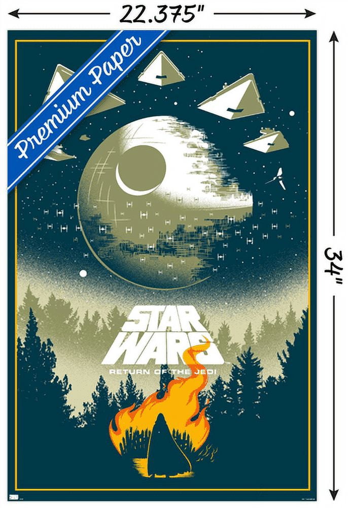 Star Wars: Return of the Jedi - Funeral Wall Poster, 22.375" x 34"