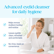 OCuSOFT Lid Scrub PLUS Inflation Buster – 5 Bonus Pads Included - Advanced Eyelid Cleanser for Intensive Lid & Lash Care - 35 ct Pre-Moistened Pads