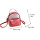 thumbnail image 3 of Bolso bandolera de un solo hombro de piel de gran capacidad con múltiples compartimentos para mujer, 3 of 3