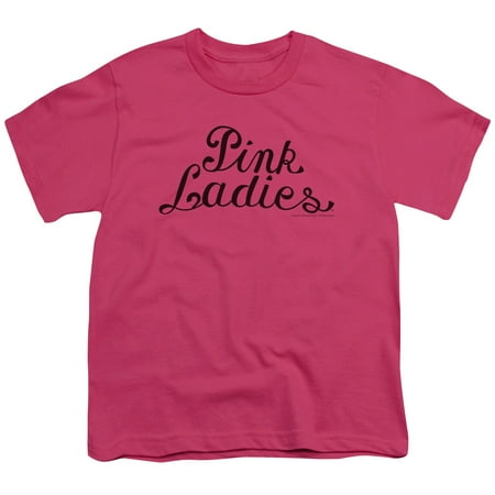 Grease Pink Ladies Logo Big Boys Shirt