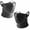 Long Black + Long Gray, variant on 2-Pack Breathable Half Face Neck Gaiter, Moisture-Wicking UV Protection Mask for Hiking Fishing Climbing