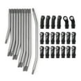thumbnail image 2 of Metal Stainless Steel Steering Rod End Linkage Set 313/324mm Wheelbase for 313mm Wheelbase, 2 of 7