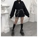 thumbnail image 2 of Pu Leather- Hip-hop Rock Nightclub, Heart Punk Belt With Metal Waist Chain compatible, 2 of 5