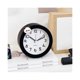 thumbnail image 1 of Reloj despertador analógico de mesa redonda for sala de estar, cocina, dormitorio, oficina, mesita de noche, escritorio, reloj multifuncional con pilas, 1 of 6