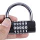 thumbnail image 5 of Candado con combinación de grillete ancho de seguridad con contraseña de 5 dígitos Nuevo, 5 of 6