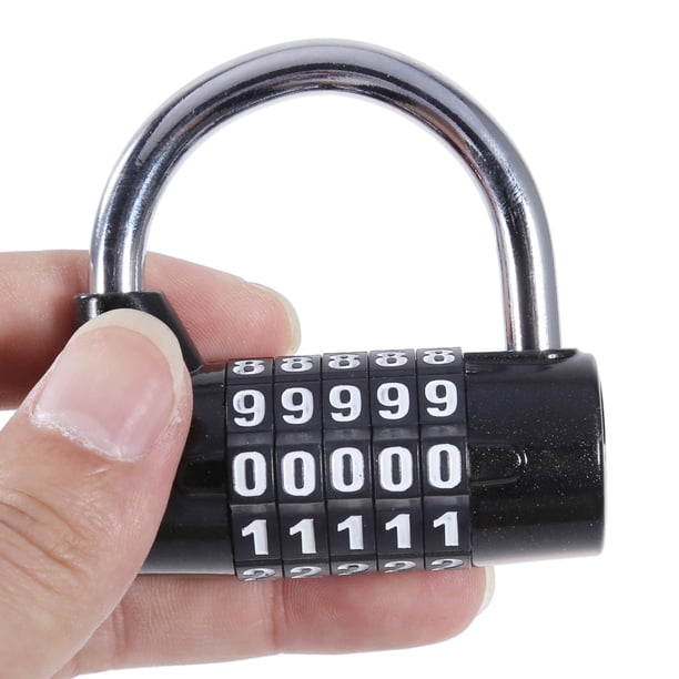 Candado con combinación de grillete ancho de seguridad con contraseña de 5 dígitos Nuevo Sywqhk Para Estrenar