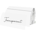 thumbnail image 1 of WWS-YEGAWEN 2x4 Inch Transparent Thermal Labels Stickers, Self-Adhesive Clear Waterproof Thermals Stickers for Logo Design, Transparent Direct Thermal Labels- 200 Sheets, 1 of 4