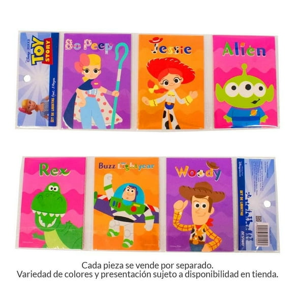 Set Disney Libretas Varios Modelos 3 Piezas