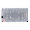Controlador De Concentrador De Ventiladores Adaptador de controlador de concentrador RGB PWM divisor multidireccional de 1 a 8 (5V 3 pines + carcasa)
