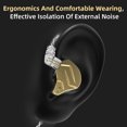 thumbnail image 3 of Cateissary Auriculares de audio en la oreja Auriculares de entrenamiento con tecnología híbrida con cable Auriculares dinámicos de hierro móvil Manos Cables de audio/vídeo Oro Regular, 3 of 6