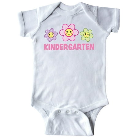 

Inktastic Kindergarten with Polka Dot Flowers Gift Baby Boy or Baby Girl Bodysuit