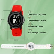 SKMEI Digital Watch, Sports Waterproof Led Watches with Alarm Wrist Watches 5-12 Ages
