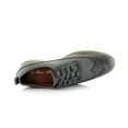 thumbnail image 6 of Ferro Aldo Josh MFA19278PL Men's Classic Long Wing Duo-Texture Oxford Dress Shoes, in Grey, Men's Size 7, 6 of 7