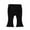 O1-Black, variant on GBSYEWXS Kids Little Girls Pants Size 3-4 Years Flare-Leg Casual Fashion Cute Elastic Waist Beige Trousers