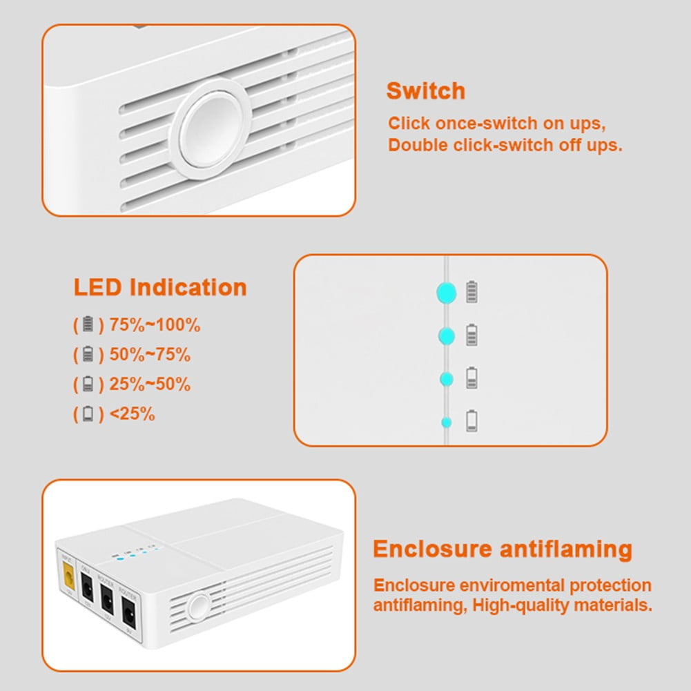 DC12V9 optical modem backup ups uninterruptible power supply router backup
