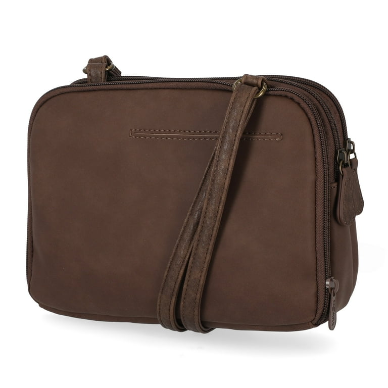 Multisac Zippy Triple Compartment Crossbody Bag for Women