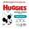 Huggies Simply Clean Scented Baby Wipes, 9 Flip-Top Packs (576 Wipes Total)