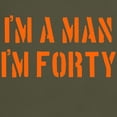 thumbnail image 3 of CafePress - I'm A Man I'm 40 T Shirt - Men's Classic Graphic Cotton T-Shirt, 3 of 4