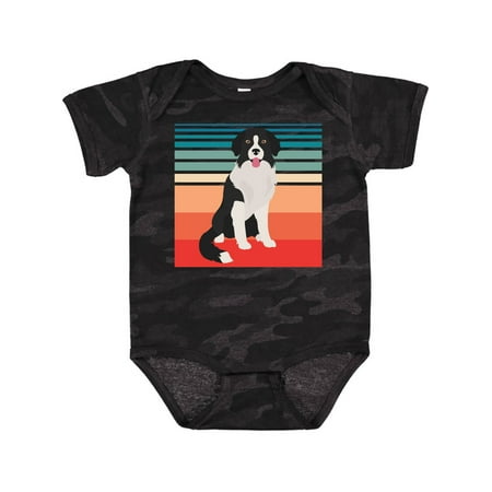 

Inktastic Borador Dog Border Collie Labrador Mix Gift Baby Boy or Baby Girl Bodysuit