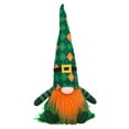 thumbnail image 6 of 12.6" St Patricks Day LED light Mr and Mrs Gnomes Plush Decorations, Handmade Swedish Tomte Plush Elf Holiday Present Gift Scandinavian Tabletop Decor, 6 of 7