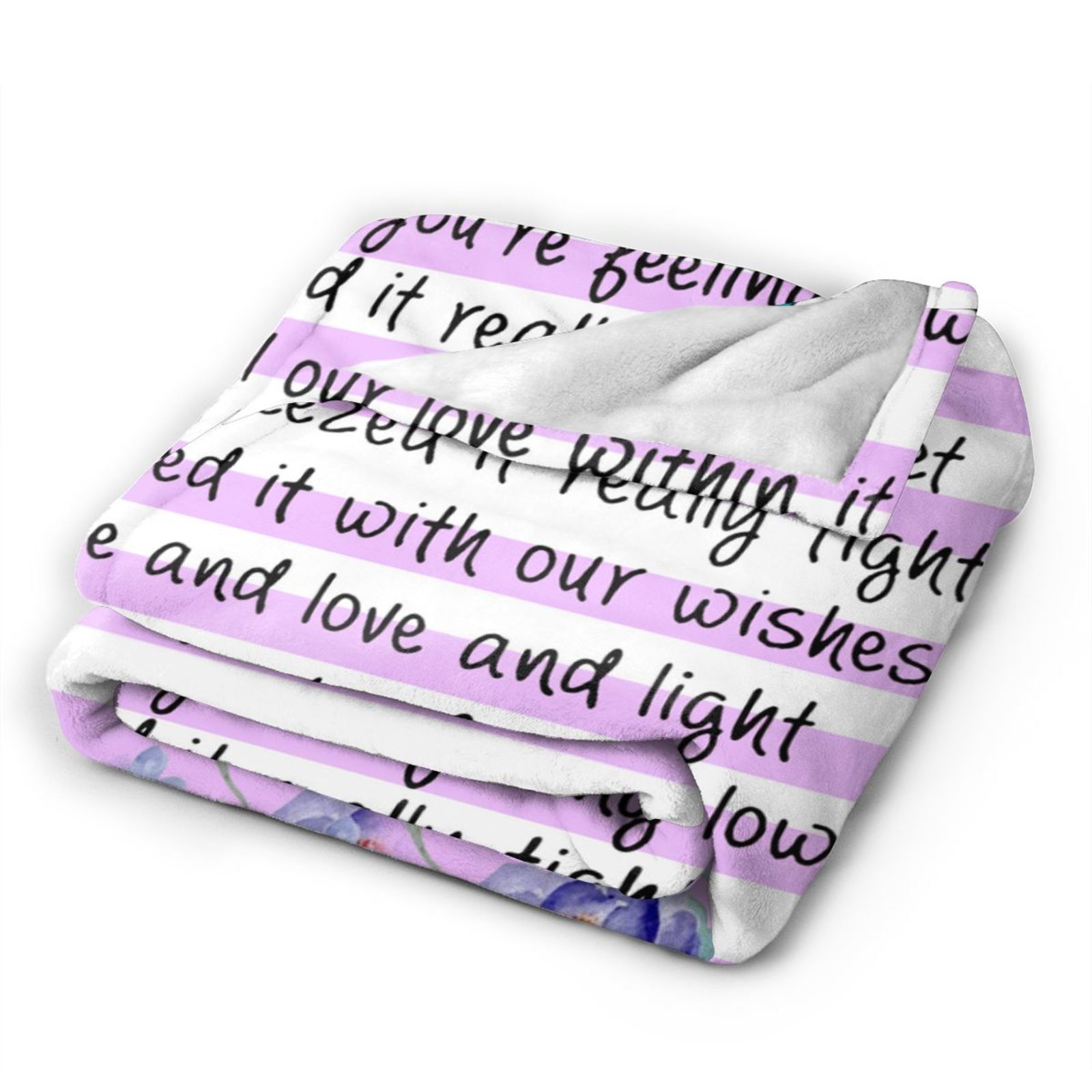 Wijzvio Gigi Loves Me Throw Blanket Soft Fuzzy Fleece Blanket For Couch Bed Living Room Decoration 60"X50"