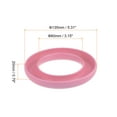 thumbnail image 2 of Unique Bargains Silicone Bobbins Ring Holder Metal or Plastic Sewing Machine Thread Spool Organizers, Pink 2 Pack, 2 of 6