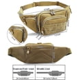 thumbnail image 3 of Travel Portable Chest Bag Holographic Waist Bag Oxford Cloth Fishing Waist Packs Sport Fanny Pack Shoulder Backpack Men's Bag Fanny Pack Crossbody Phone Bag GREEN, 3 of 8