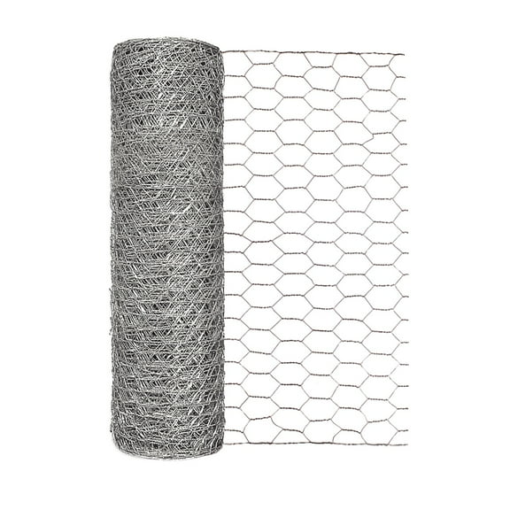 Garden Zone 161815 18 x 150 1 in. Galvanized Hex Netting