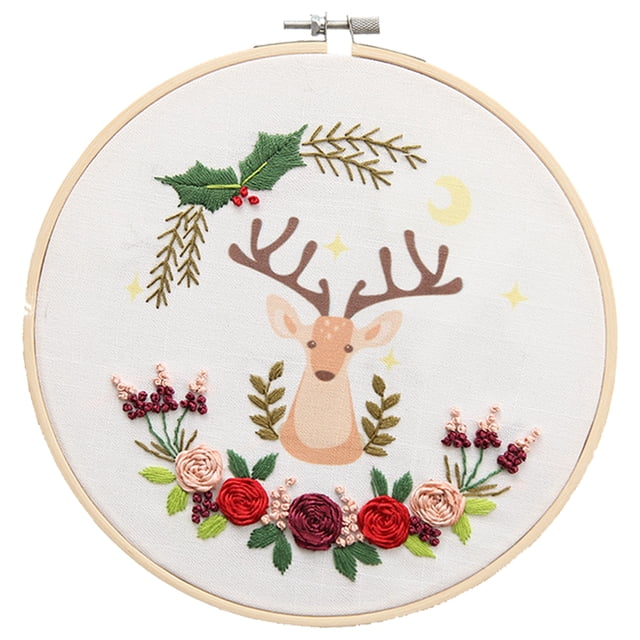 Embroidery Starter Kit Full Range DIY Cartoon Animal Cross Stitch Kit Craft Kit