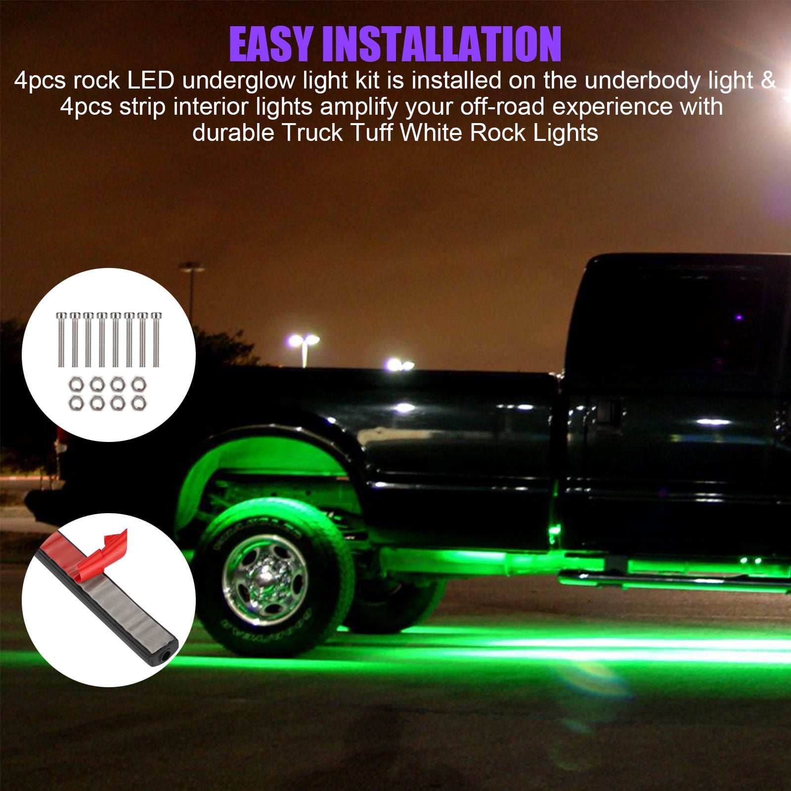 Led Truck Tuff Series Rock Lights Install Online Australia gbu