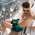 thumbnail image 2 of luoweisi Men's Beach Shorts Quick Dry Swim Trunks with Mesh Lining Sea Lion 2XL, 2 of 5