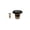 Black, variant on Gold Bathroom Sink Stopper Pop Up Drain Plug Replacement Core with Anti-Clogging Basket Strainer Odor-Proof Washbasin Hair Catcher Bullet Core for Bathroom