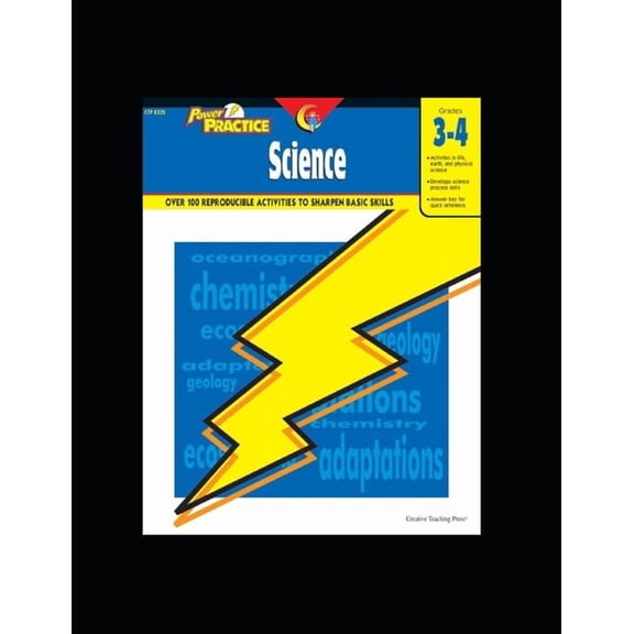 Creative Teaching Power Practice: Science Grade 3-4 Activity Workbook: Over 100 Reproducible Activities to Sharpen Basic, (Paperback)