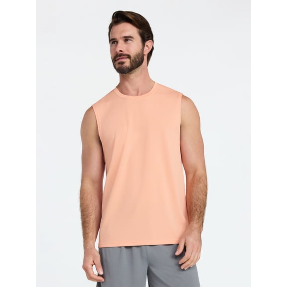 Athletic Works Men’s Sleeveless Mesh Muscle Tee, Sizes XS-5XL