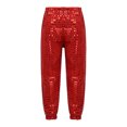 thumbnail image 3 of Girls Sparkly Jazz Dance Pants Loose Fit Hop Streetwear Performance Harem Trousers for Kids Comfortable, 3 of 4